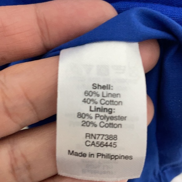 J. Crew One Shoulder Blue Dress NEW - Picture 5 of 5